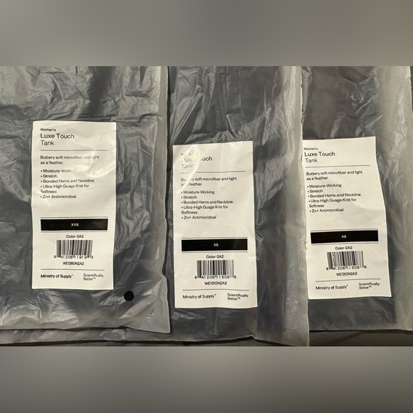 *NWT* Ministry of Supply Luxe Touch Tank Black - Picture 7 of 9